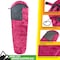 Wakeman Mummy Sleeping Bag - Cold Weather Waterproof Sleeping Bag Rated to 10 Degrees F by Wakeman Pink 75-CMP1165 - alternate 8